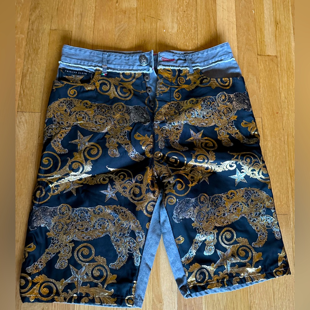 Phillip Plein denim shorts